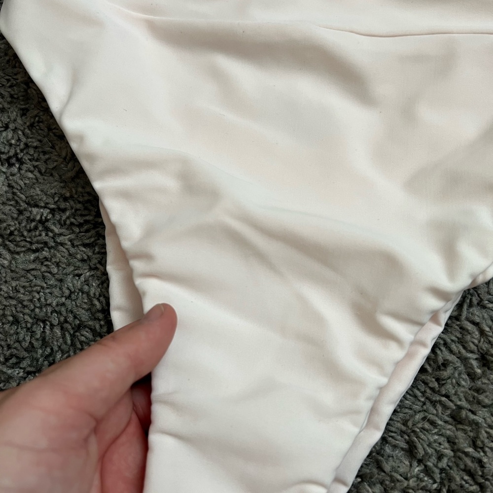 Aila Blue Light Pink High Waisted Bottoms - Picture 2 of 6